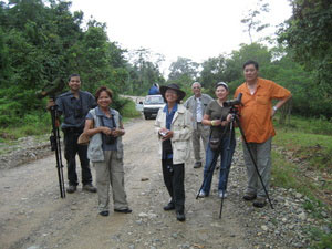 Happy birders on route to Sabang Palawan